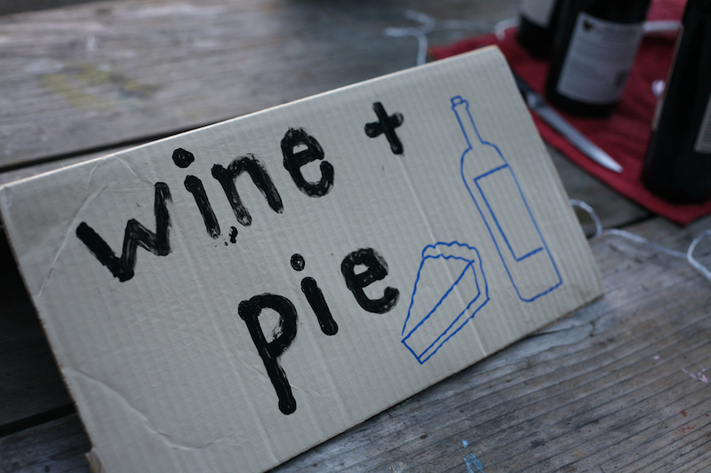 View From The Top: Wine and Pie and Collars