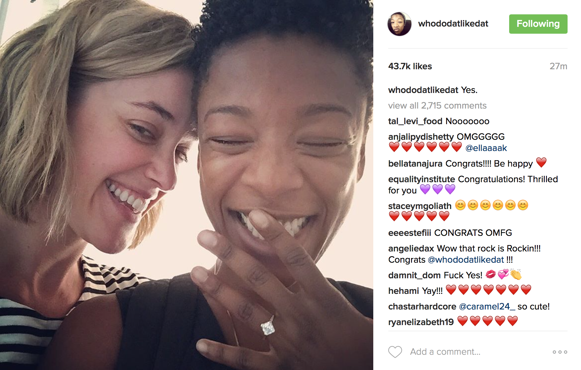 Samira Wiley and Lauren Morelli Got Engaged, Love Is Occasionally Not A Lie