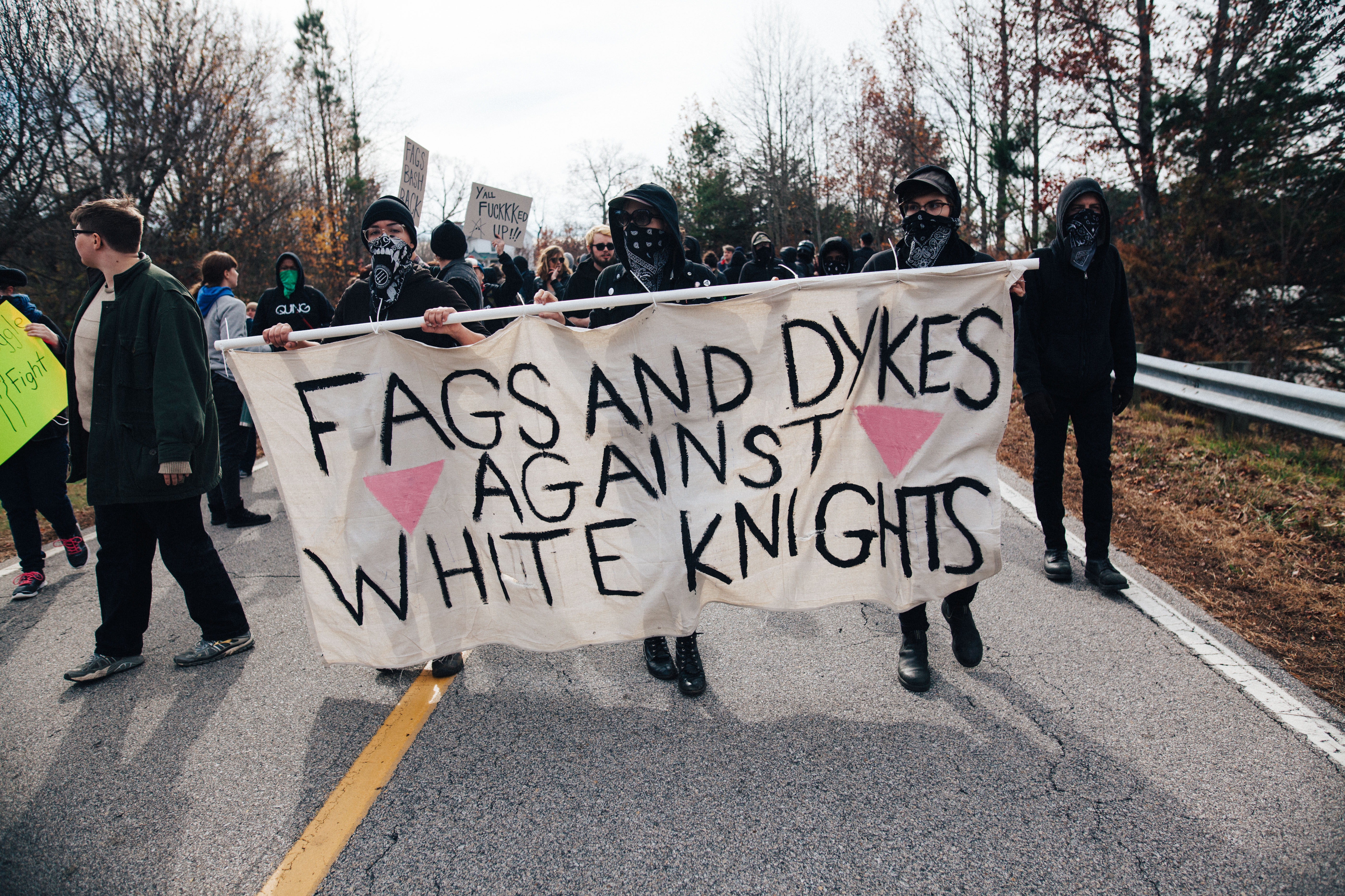 PHOTOESSAY: The KKK Counter Protest That Scared The Racists Away