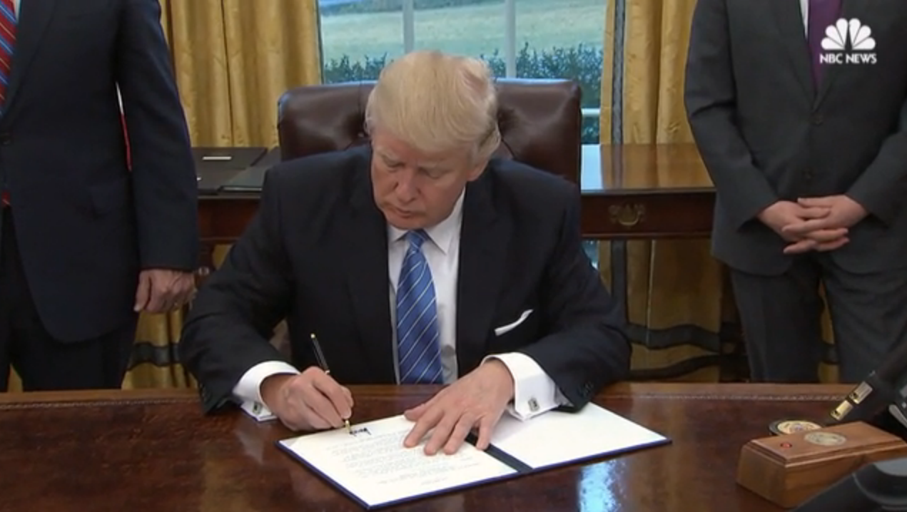 Trump Launches Reign Of Terror With Anti-Abortion Executive Order, Also Other Orders