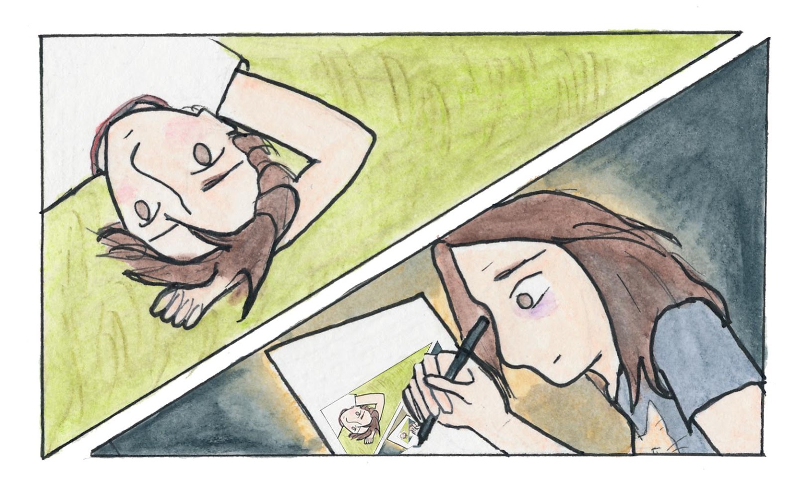 Drawn to Comics: 15-Year-Old Maggie Thrash Interviews Herself in This Brand New Exclusive “Honor Girl” Excerpt