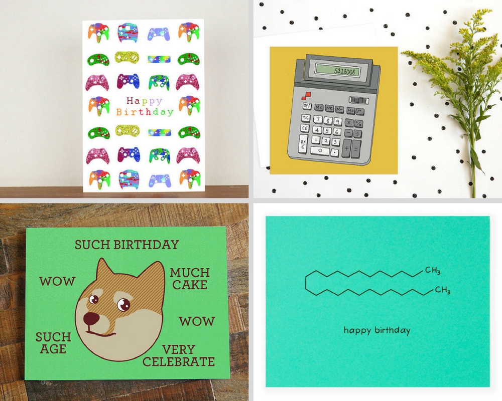 Relevant To Your Interests: The Nerdiest Birthday Cards I Could Find
