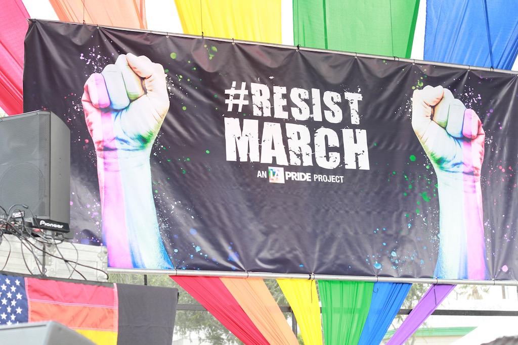 LA Pride Took to the Streets and Called for Action with the Resist March