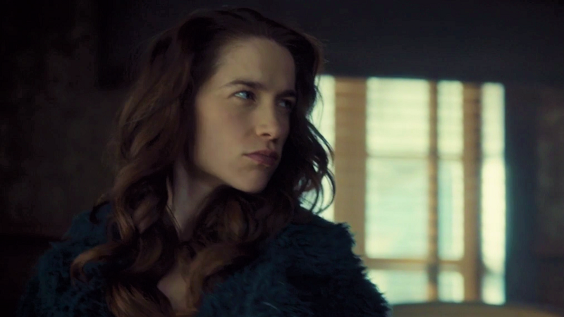 Wynonna looks suspicious of the Gardiner girls
