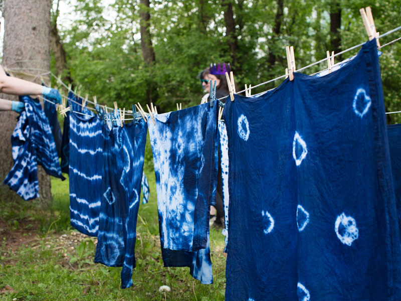 Host Your Own Indigo Tie-Dye Party, Make These Amazing Handkerchiefs