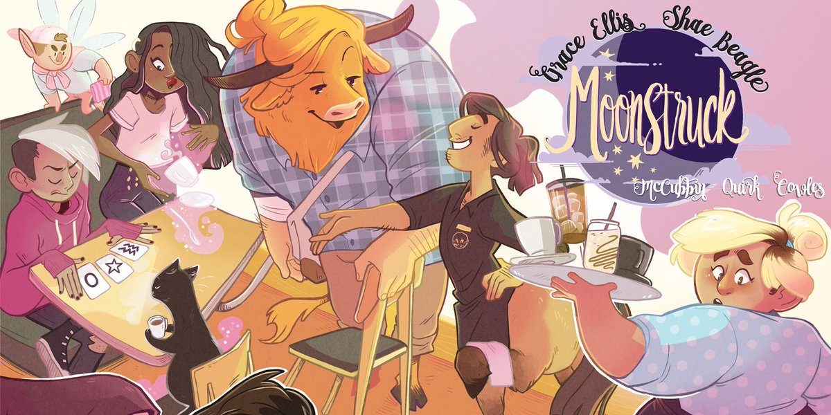 Drawn to Comics: Talking to Grace Ellis About Queer Fantasy Coffee Shop AU Comic Moonstruck!