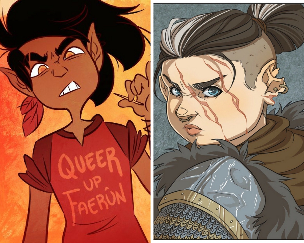 Noelle Stevenson & Amy T. Falcone Are Queering Up D&D With Their Kickass Butch Characters