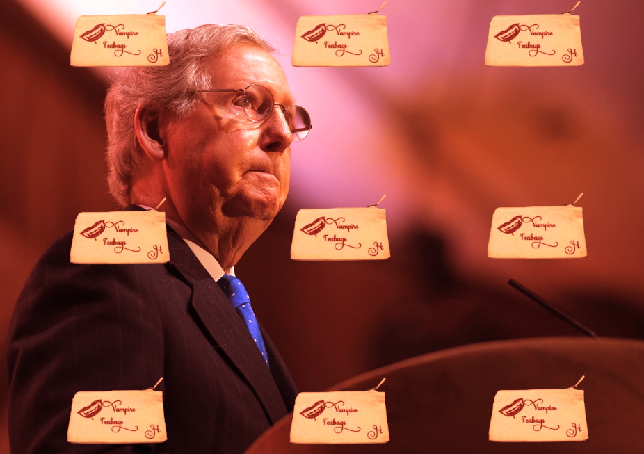 Mitch McConnell Will Buy Me a Vampire Tampon Case For My Lesbian Vampire Tampons