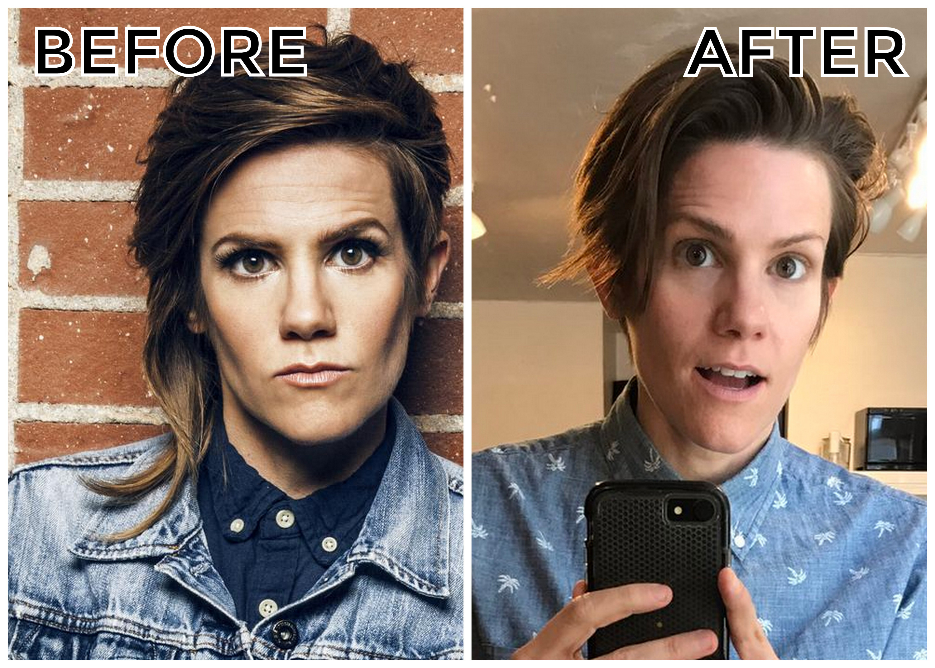 BREAKING: Cameron Esposito Cuts Off Half Of Her Iconic Alternative Lifestyle Haircut