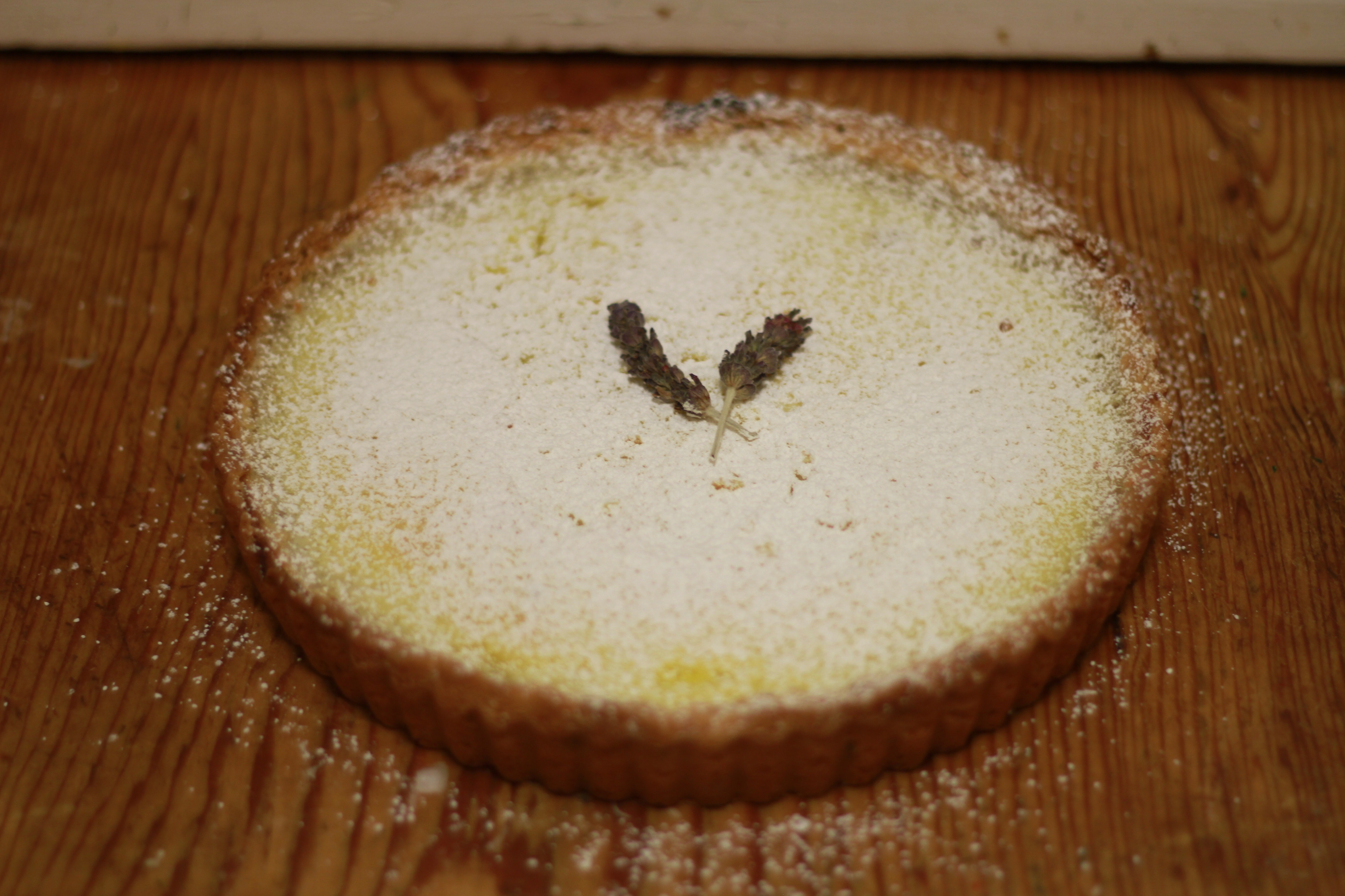 Femme Brûlée: Lemon Tart with Lavender Shortbread Crust