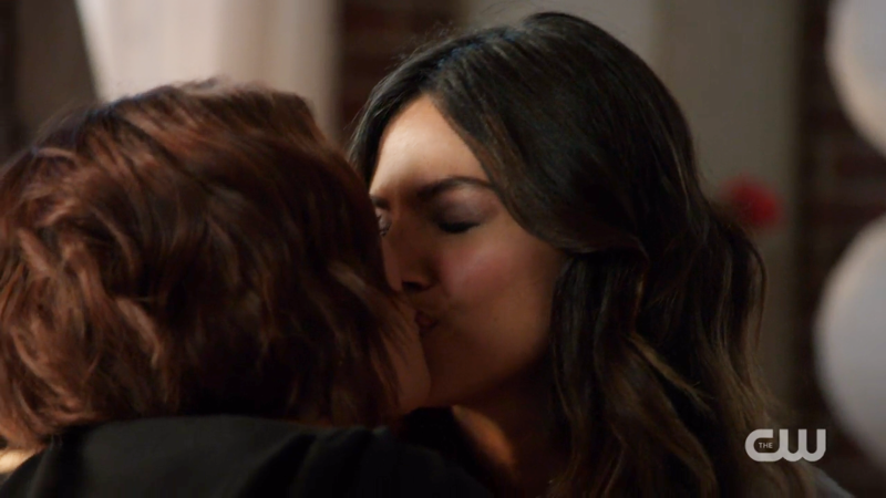 Alex kisses Maggie