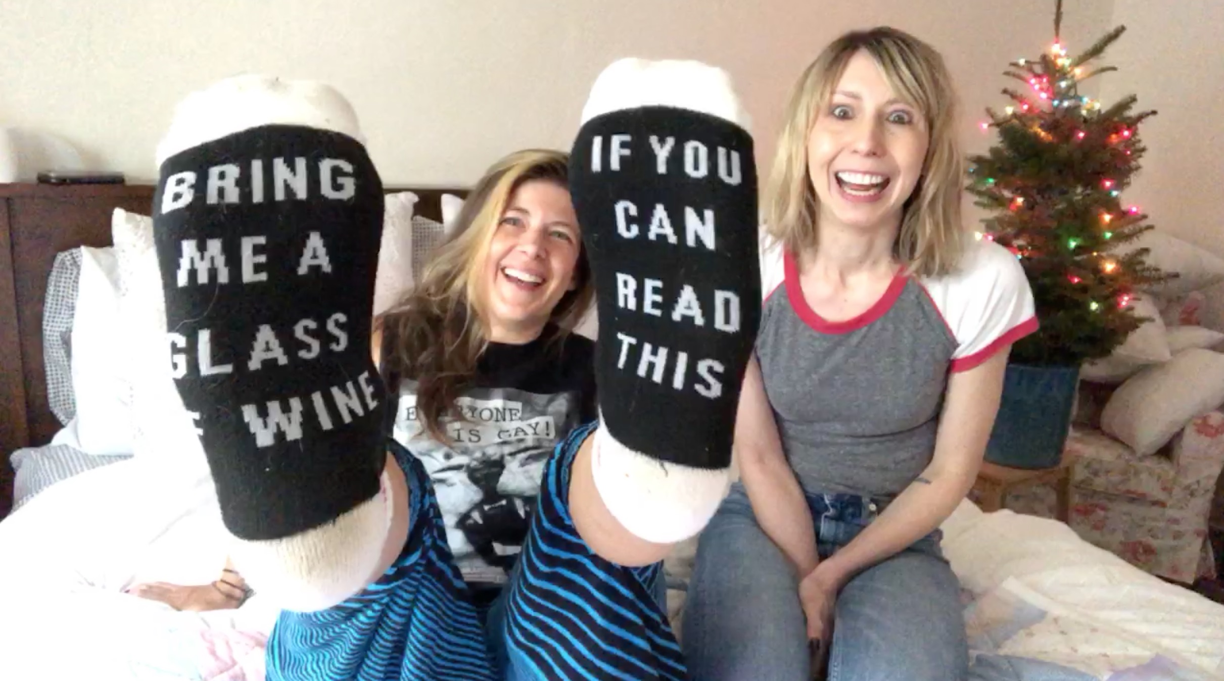 VIDEO! Getting In Bed with Kristin + Riese: Holiday Gifting & Parties & More!