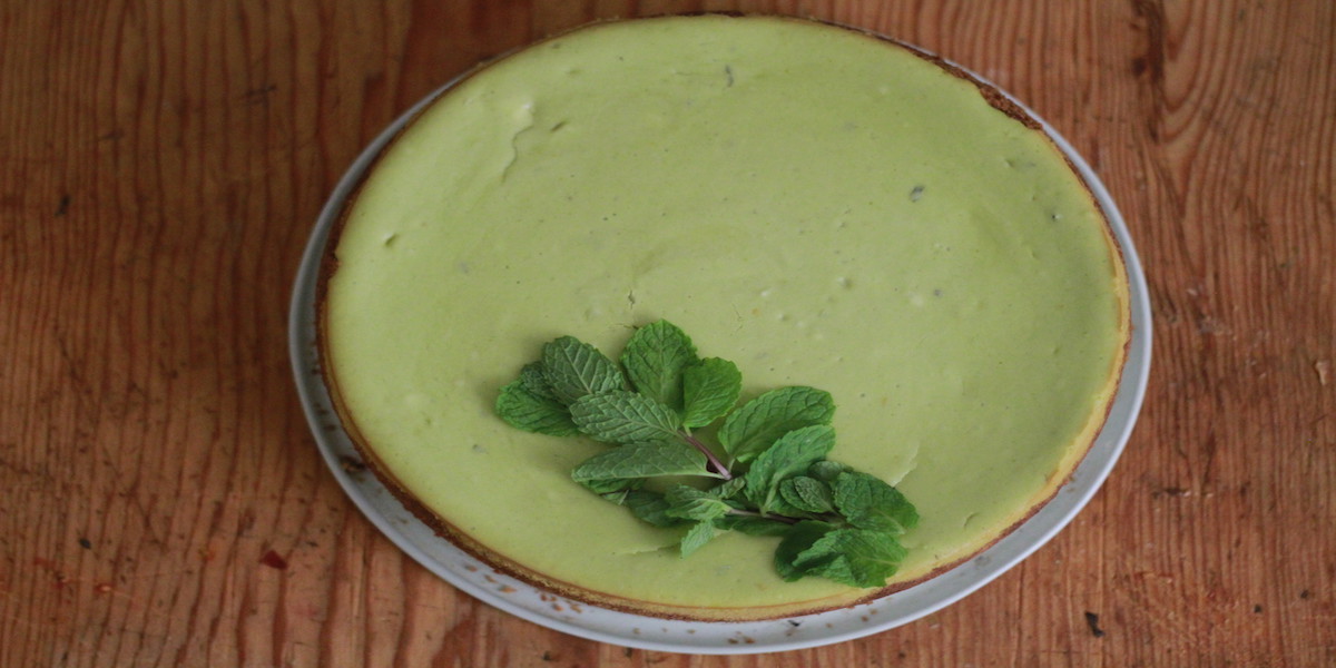 Femme Brûlée: Matcha Mint Cheesecake
