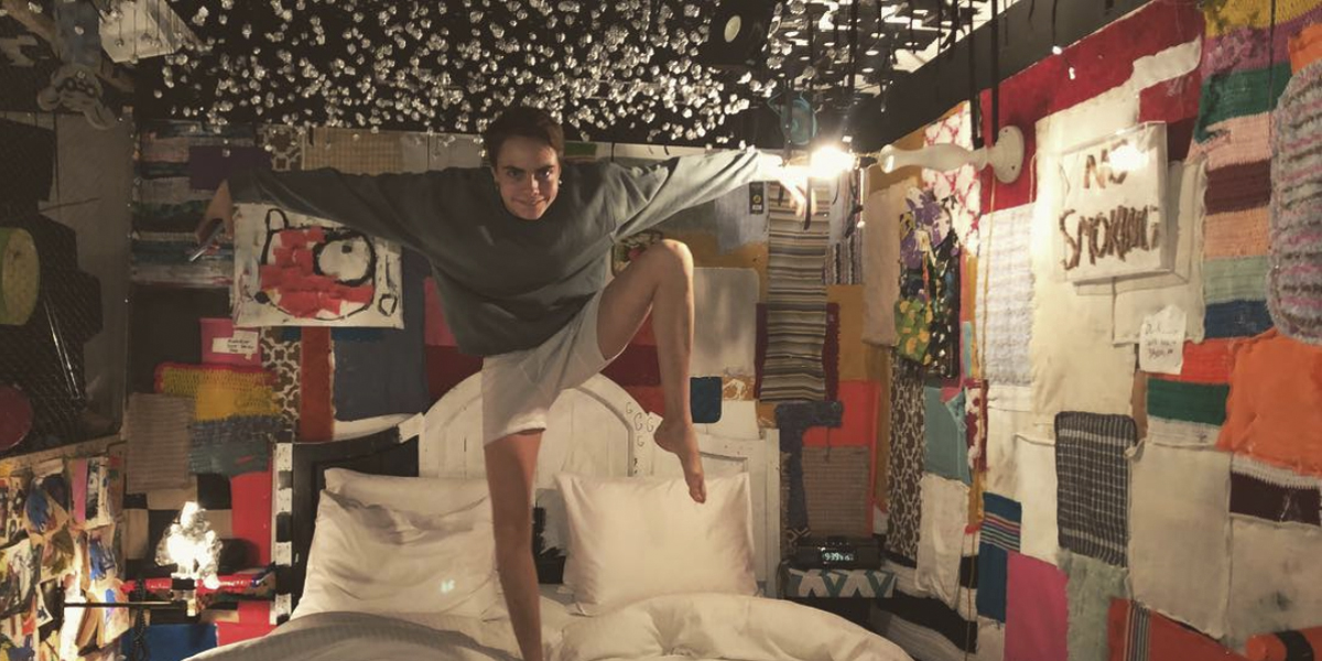 No Filter: Cara Delevingne and Paris Jackson Are 100% Watching “Carol” in Bed Together, Sound the Alarm