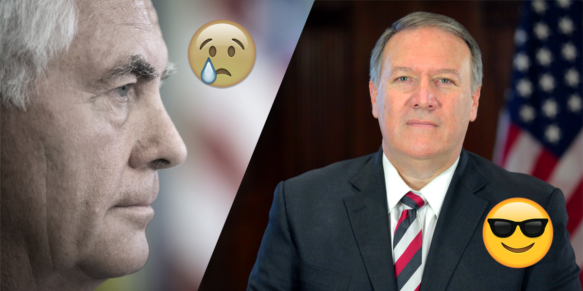 Billionaire Oil Baron Tillerson Is Out as Secretary of State, Anti-Gay “Traditional Families” Fanboy Mike Pompeo Is In