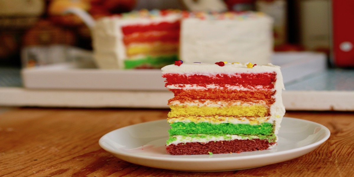Femme Brûlée: Rainbow Pride Cake