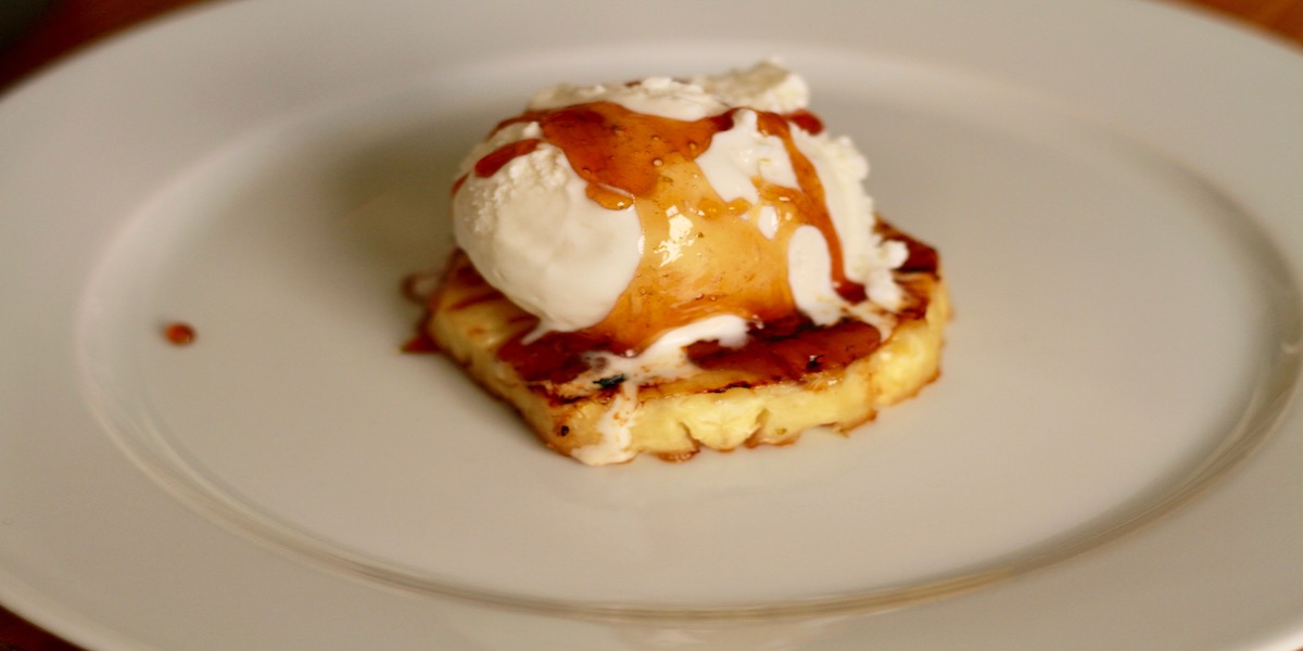 Femme Brûlée: Drunken Grilled Pineapple Sundaes