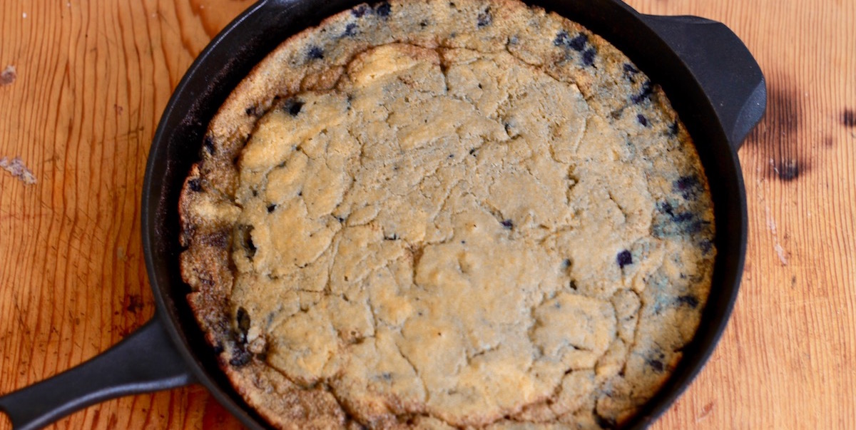 Femme Brûlée: Blueberry Skillet Cornbread