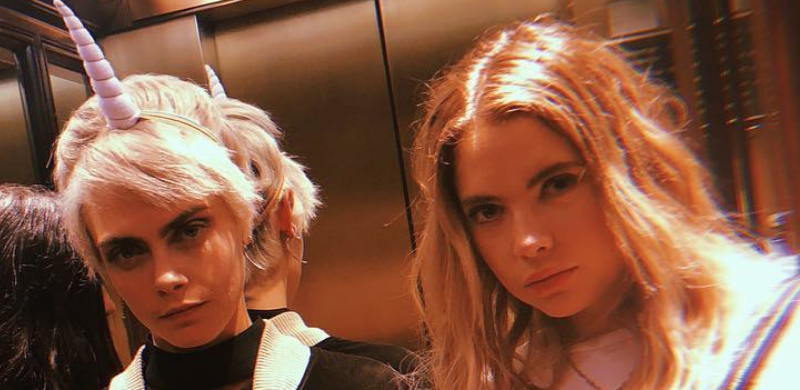 BREAKING: Cara Delevingne and Ashley Benson Are Definitely Dating, Kisses! -A