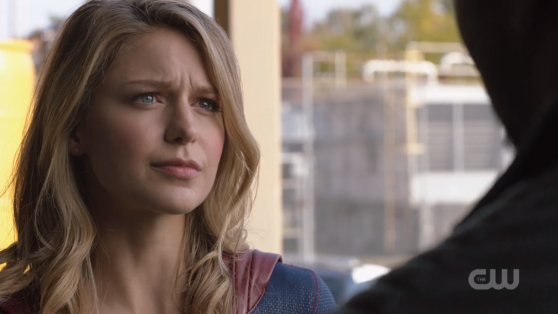 Kara looks curiously at Manchester