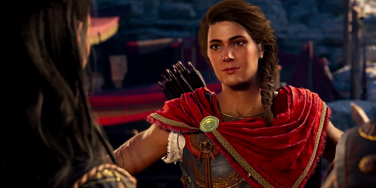 “Assassin’s Creed Odyssey” Forced My Lesbian Xena to Have Sex With a Man and Have His Baby and YIKES