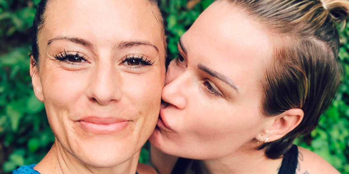 Soccer Legends Ali Krieger and Ashlyn Harris Are EnGAYged!