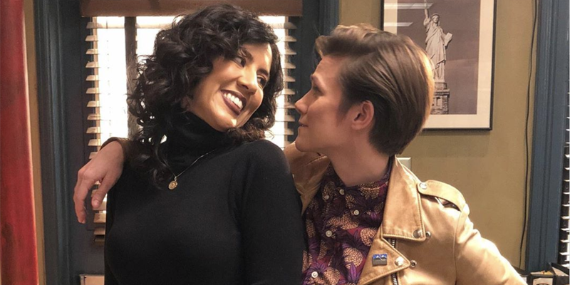 No Filter: Stephanie Beatriz and Cameron Esposito Rep Leather Jacket 4 Leather Jacket Love