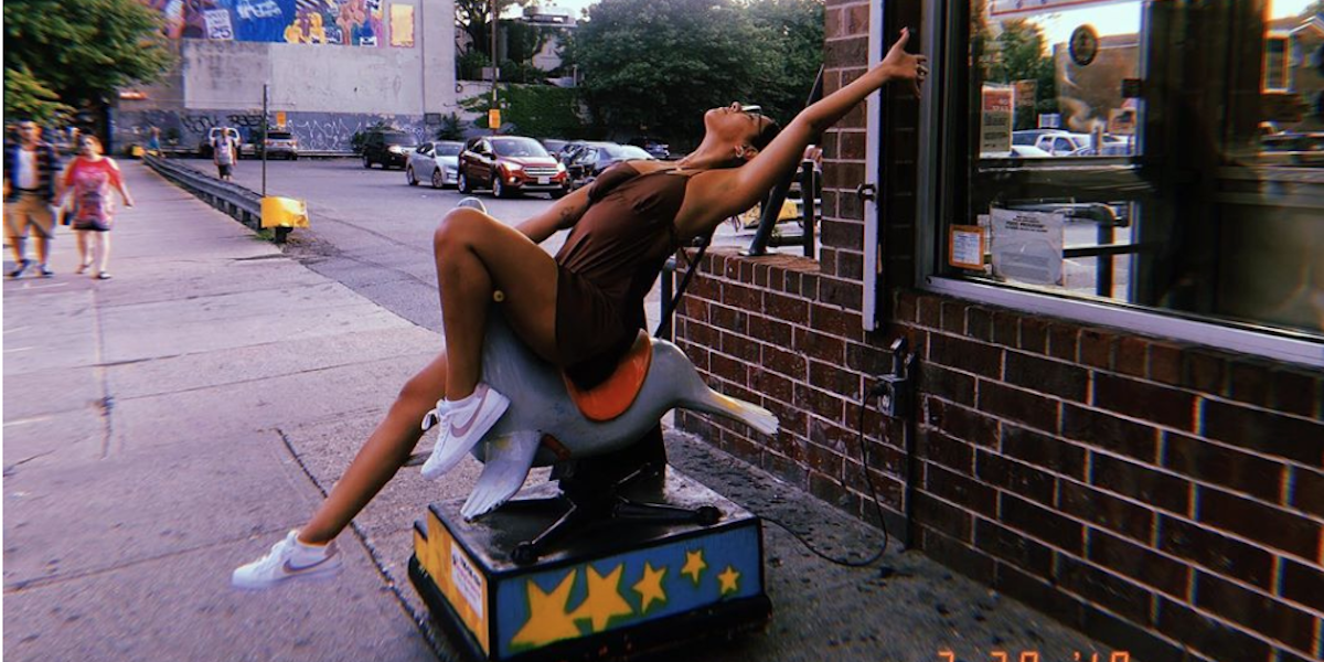 No Filter: Stephanie Beatriz Riding a Musical Seal is My Summer Mood