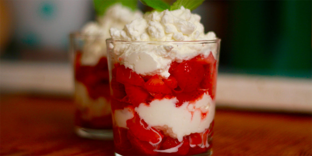 Femme Brûlée: Strawberries and Cream