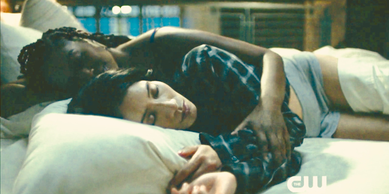 Boobs On Your Tube: Grace Choi Is Back On “Black Lightning,” Celebrates With Cute Queer Bed Cuddling