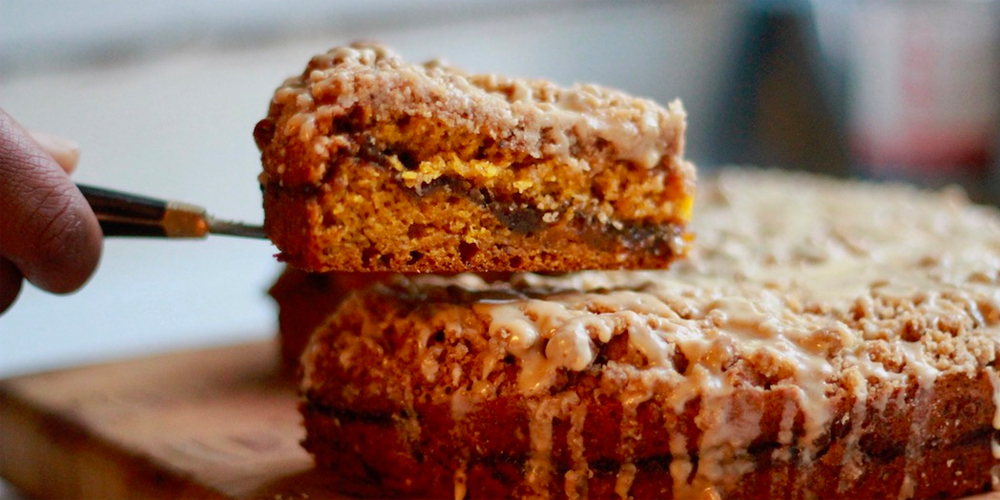 Femme Brûlée: Cinnamon Swirl Pumpkin Coffee Cake