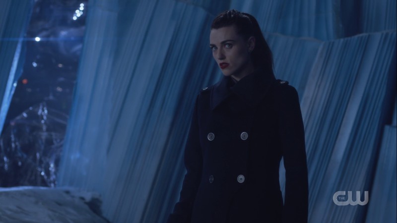 Lena looks up menacingly