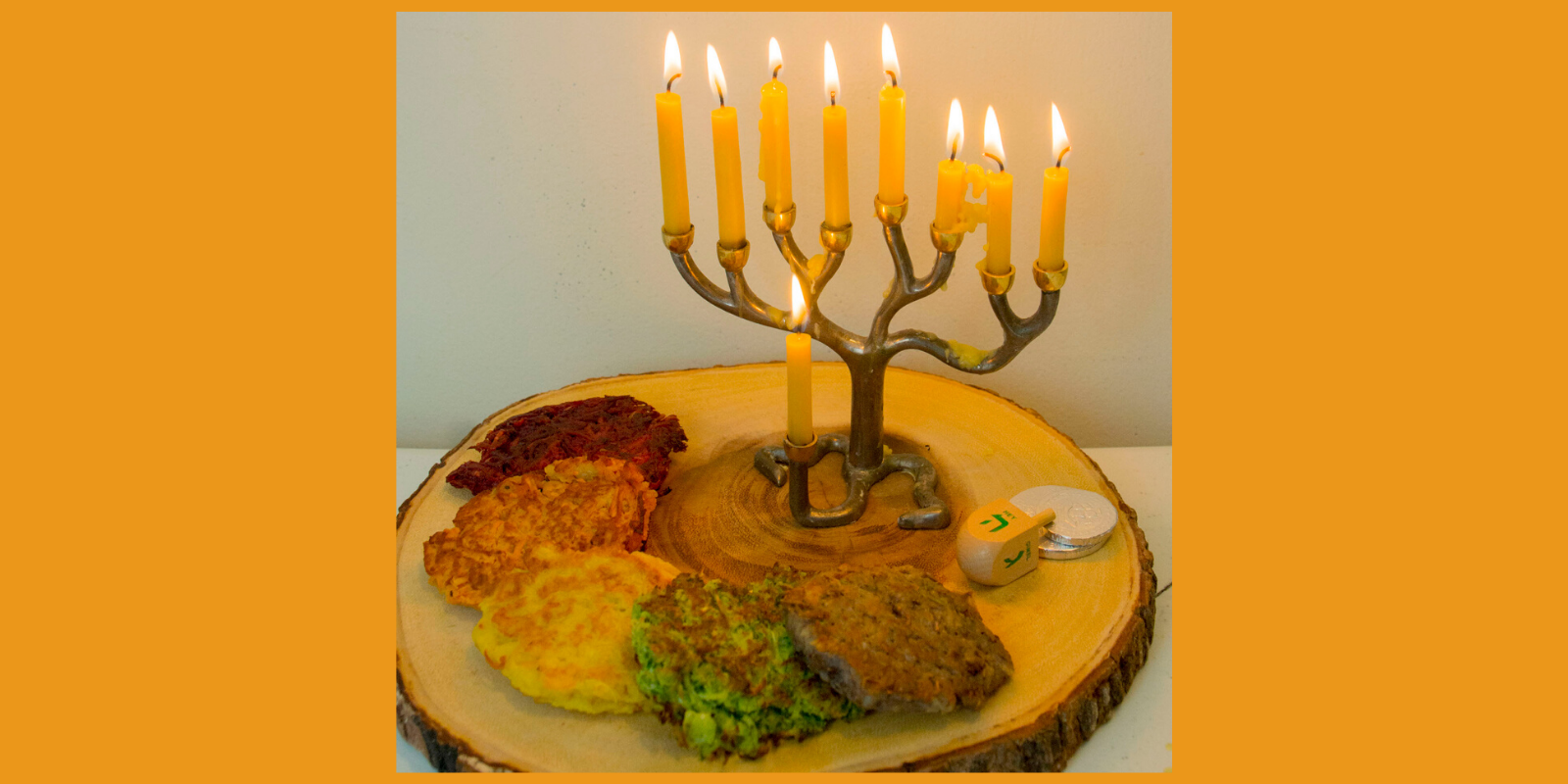 Gey in Kikh: Rainbow Latkes and Narrow Bridge Candles for Hanukkah