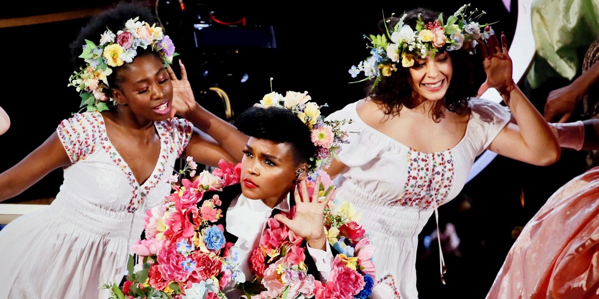 Also.Also.Also: Janelle Monáe Reclaimed Flower Crowns as Queer Culture at the Oscars Last Night