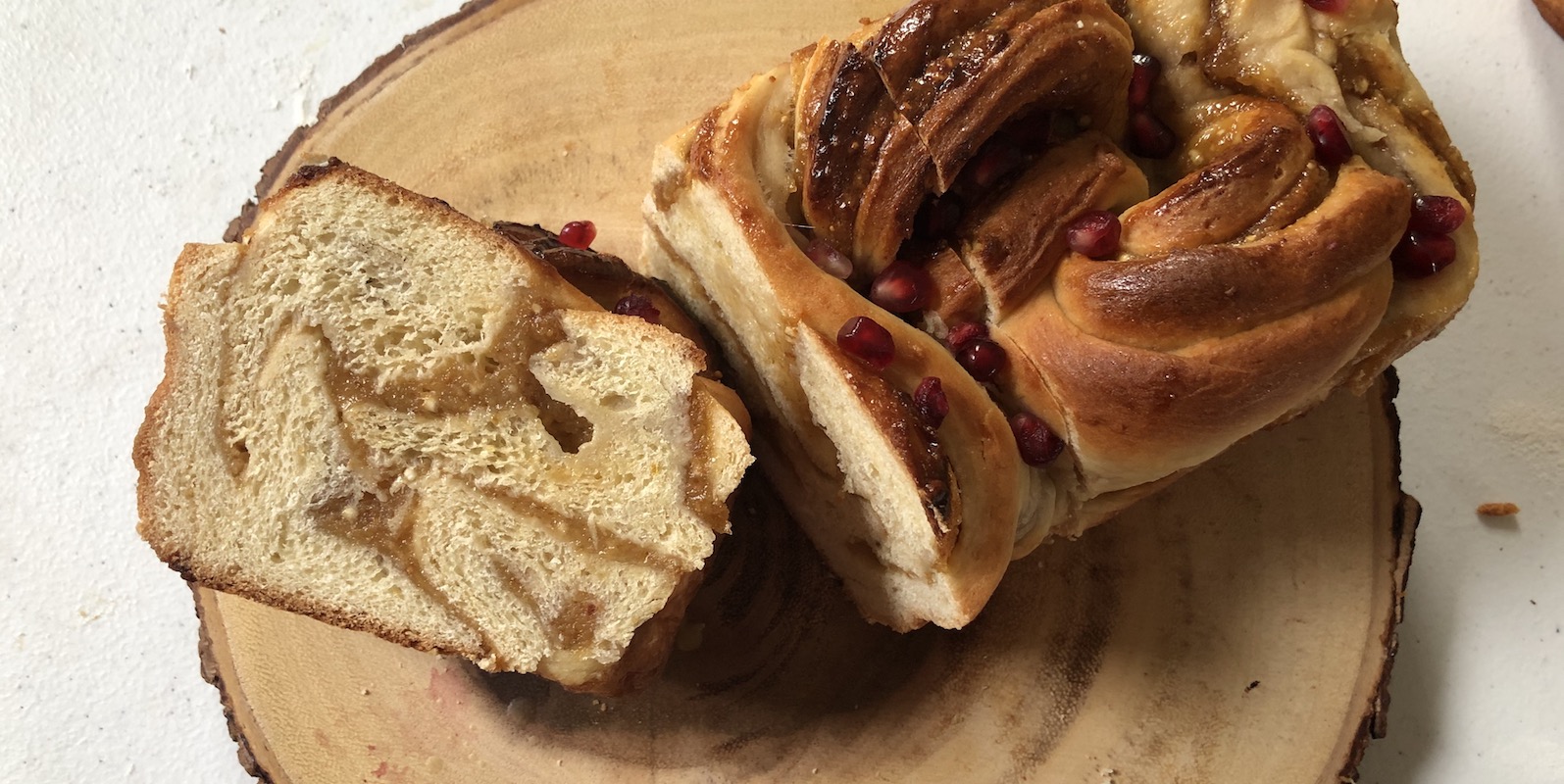 Gey in Kikh: Seven Species Babka for Tu B’Shevat
