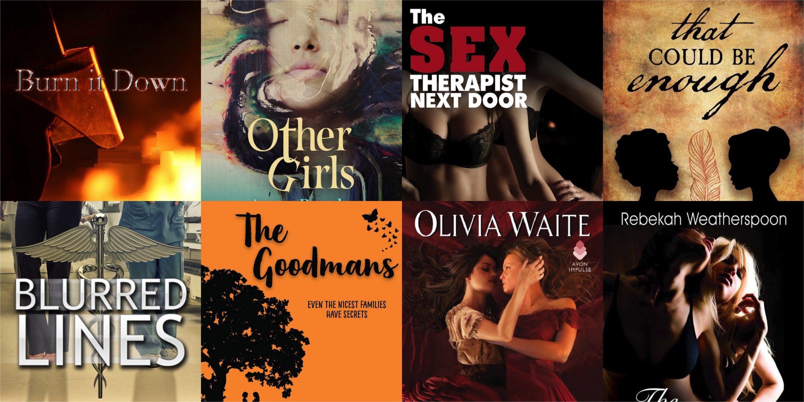 Eight Great Angsty Lesbian Romance Books