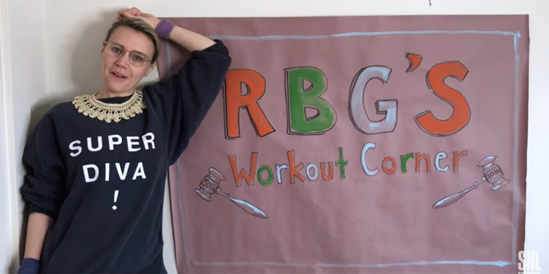 Pop Culture Fix: Kate McKinnon Channels RBG to Help You Up Your Quarantine Workout Game
