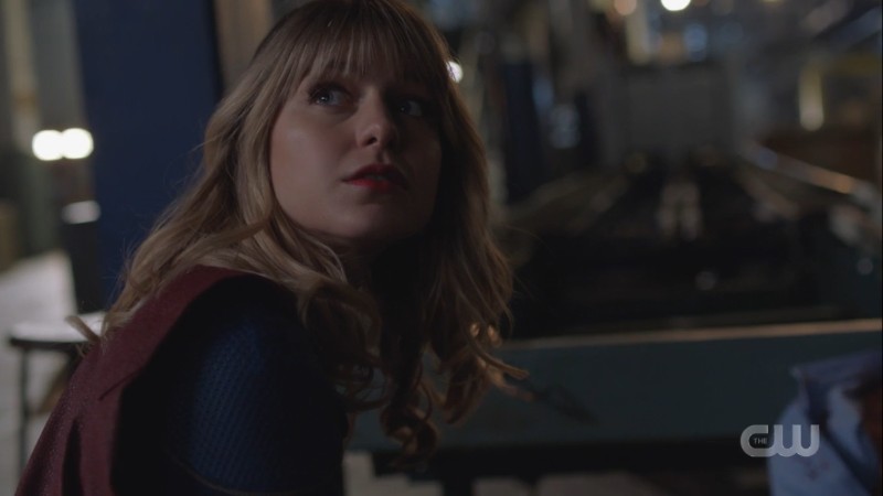 kara looks proud