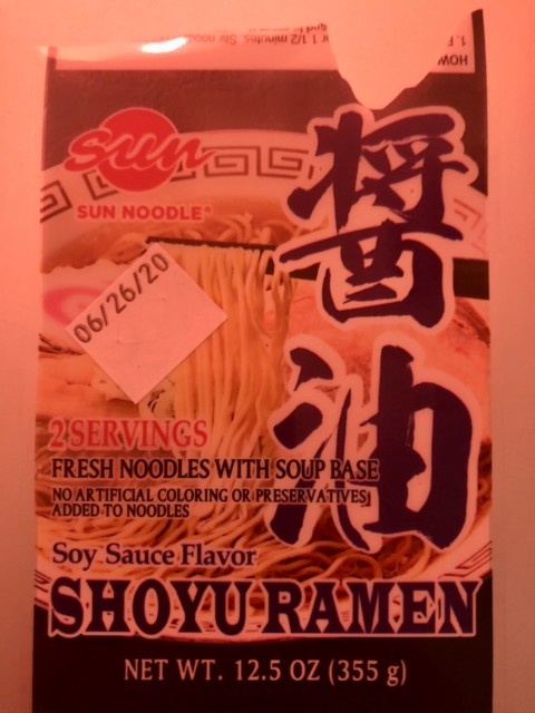 Sun Noodle Ramen label