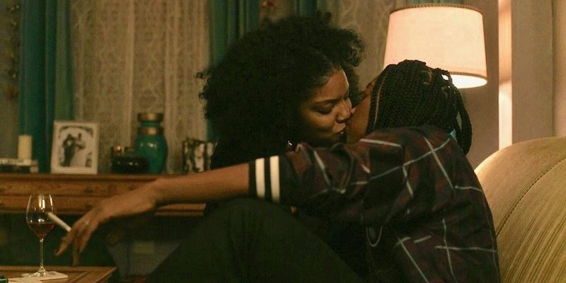 Dre and Nina, the lesbian couple from Lena Waithe's 