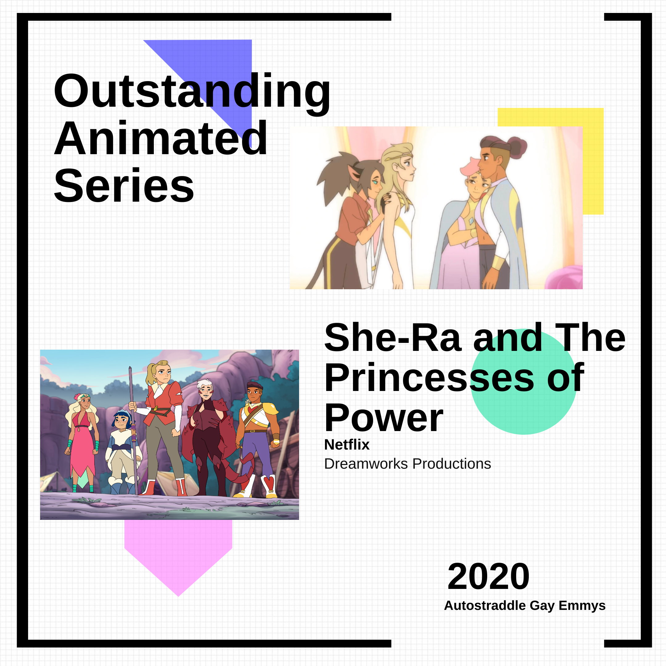 Outstanding Animated Series: She-Ra and the Princesses of Power (Netflix)