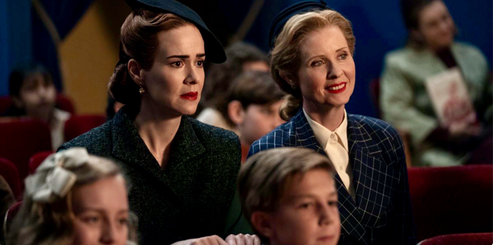 Sarah Paulson and Cynthia Nixon are 1940s style secret lesbian lovers in Ryan Murphy's new Netflix series 
