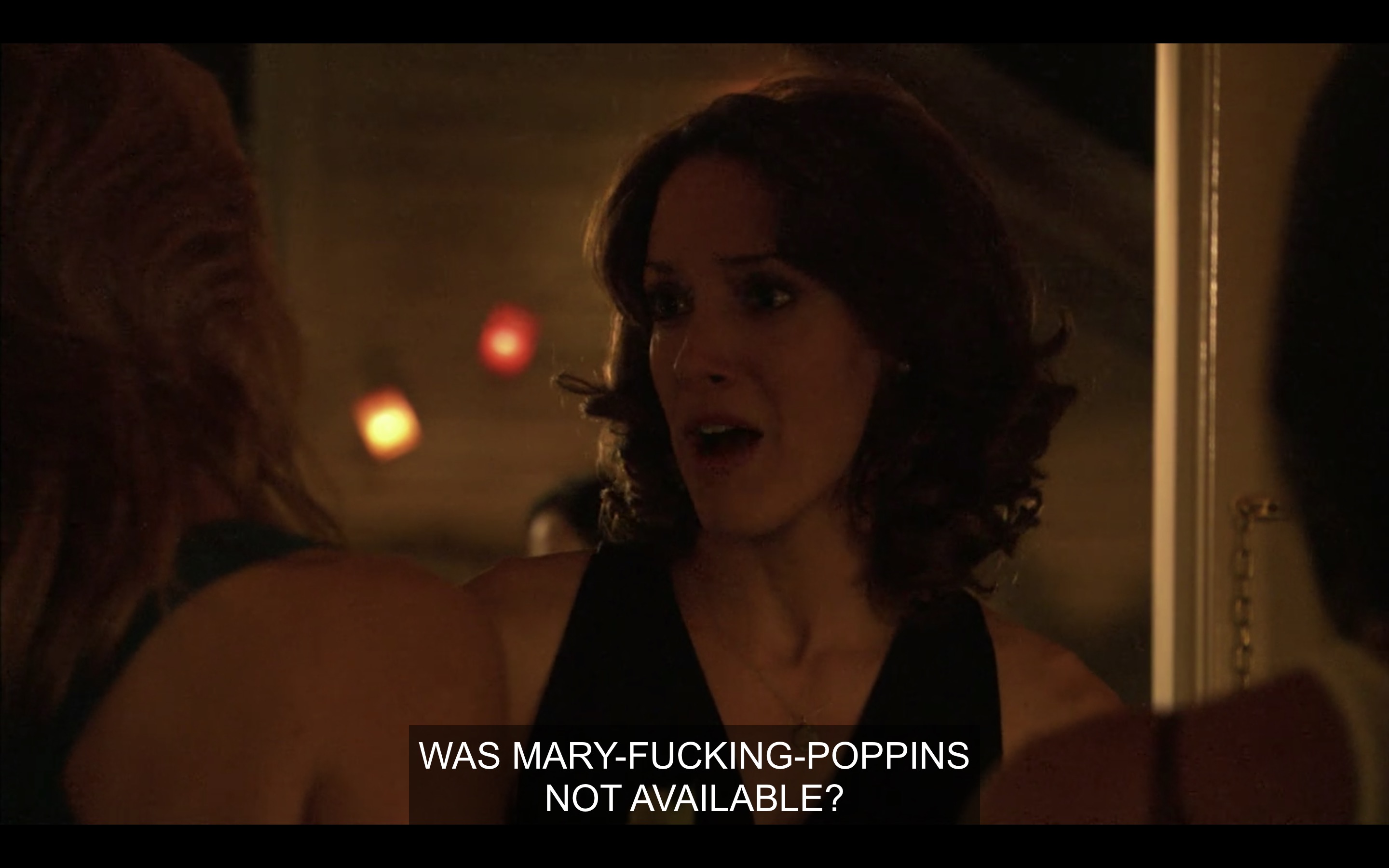 Bette speaking to Tina about the woman who was cast to play "Bev"