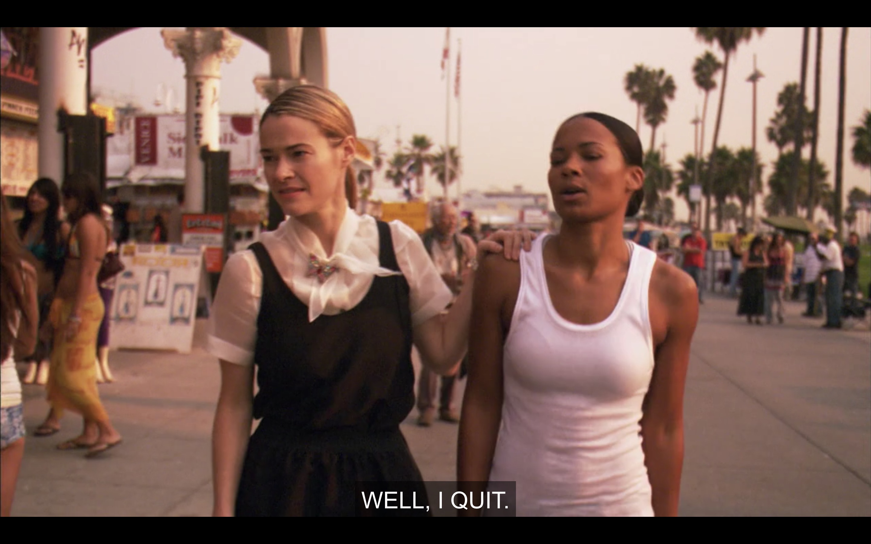 Tasha tells Alice that she quit her job