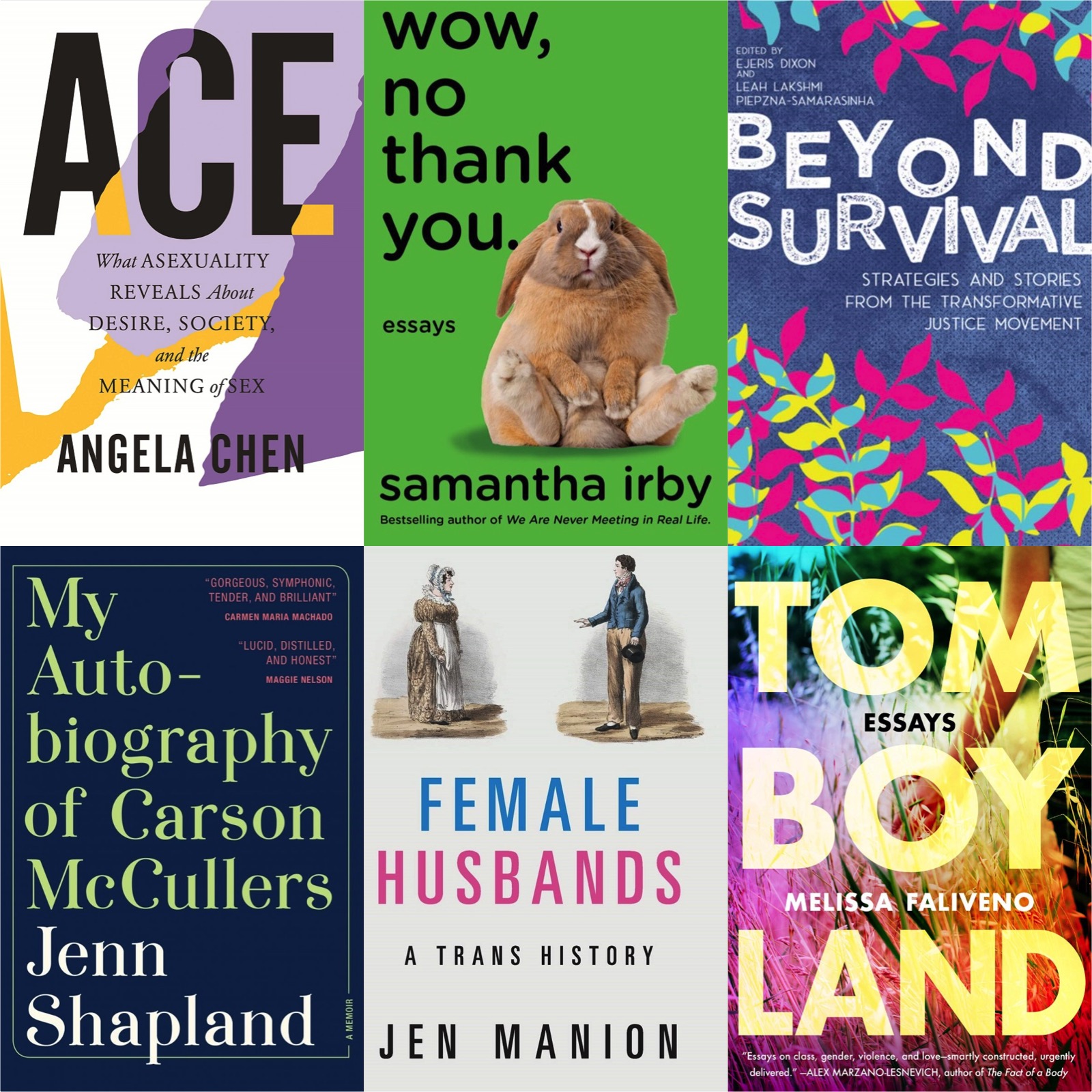 collage of the covers of the books listed below in this section
