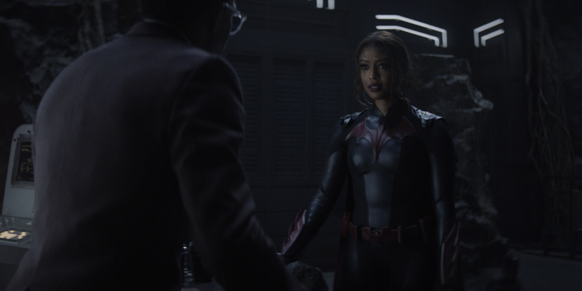 Batwoman 214: Camrus Johnson as Luke Fox and Javicia Leslie as Ryan Wilder