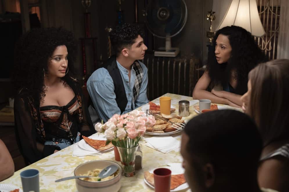Pose: Indya Moore as Angel, Mj Rodriguez as Blanca.