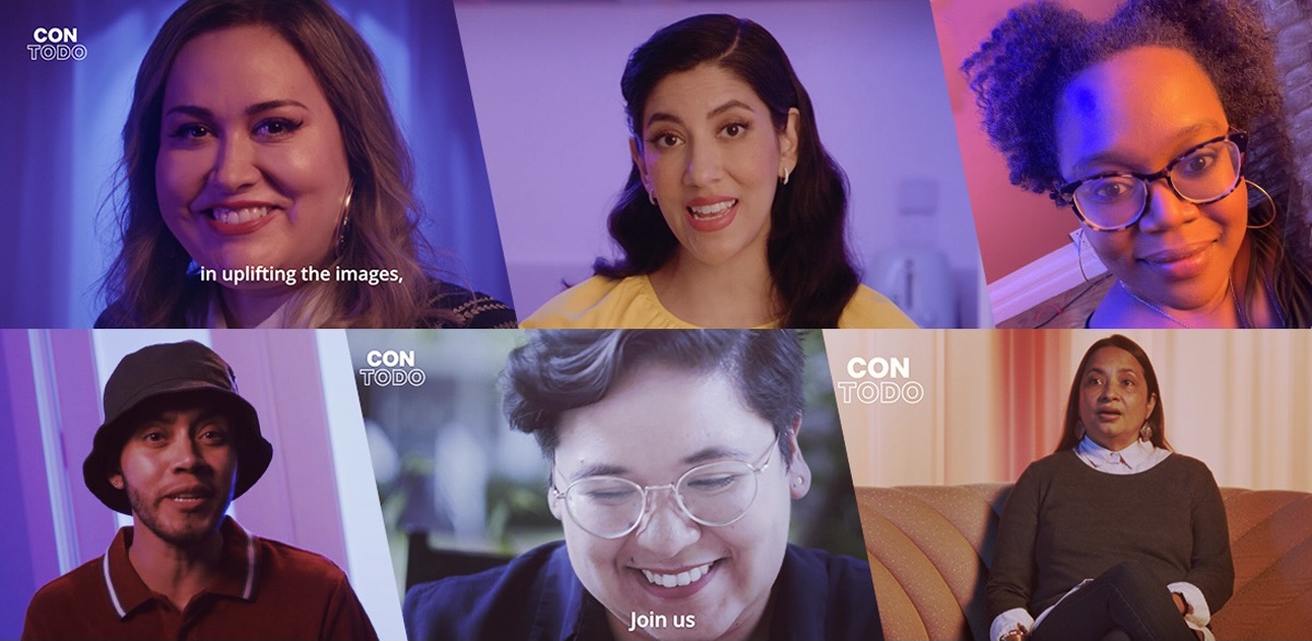 A collage of people in the Netflix Con Todo documentary series 