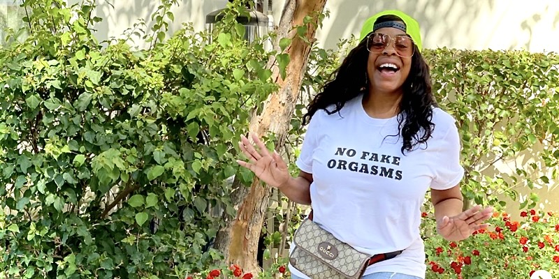 Niecy Nash has on a shirt that says 