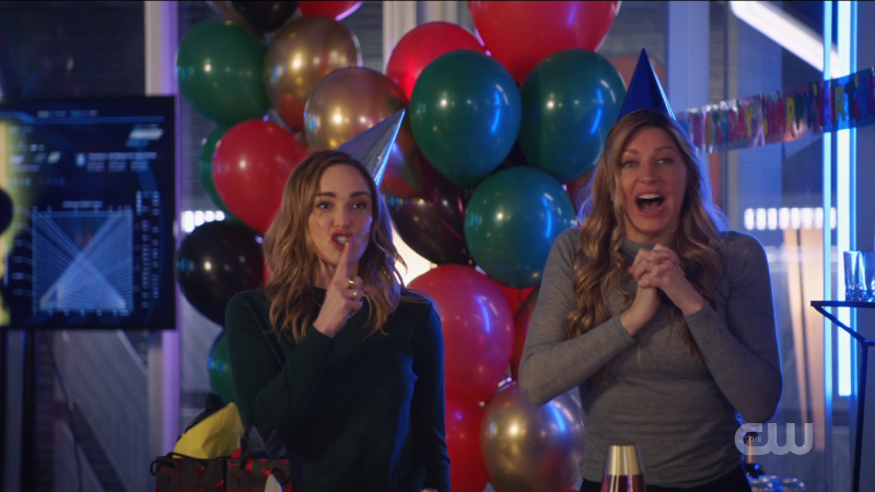 Legends of Tomorrow Episode 609: Avalance, Ava and Sara are being dorky at Behrad's party